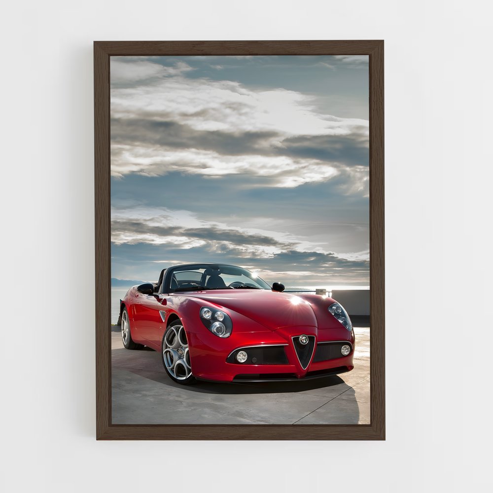 Poster Alfa Spider – affiche Alfa Romeo (vue 5)